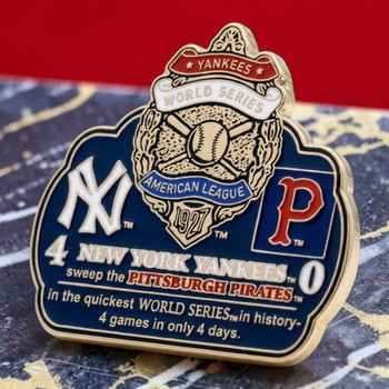 1927 World Series Commemorative Pin - Yankees vs. Pirates