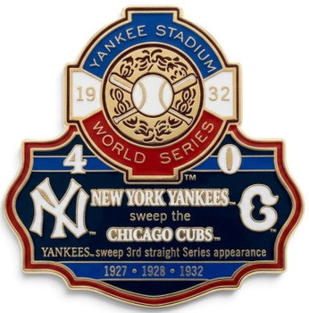 1932 World Series Commemorative Pin - Yankees vs. Cubs