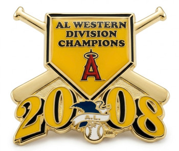 Los Angeles Angels 2008 A.L. Western Division Champs Pin