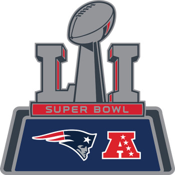 New England Patriots 2016 AFC Champs / Super Bowl LI(51) Pin