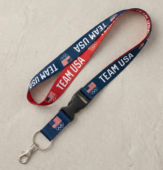 Team USA Olympic Reversible Lanyard w/ Detachable Buckle