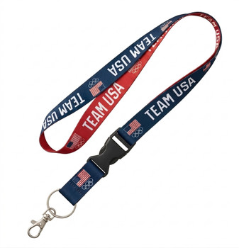 Team USA Olympic Reversible Lanyard w/ Detachable Buckle