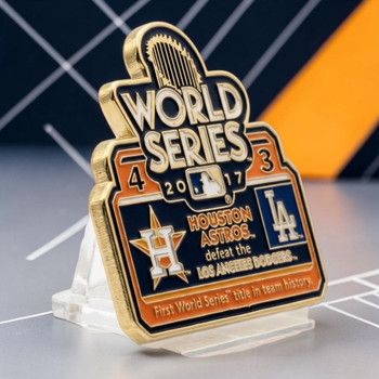 2017 World Series Commemorative Pin - Astros vs. Dodgers