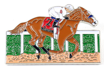 Justify 2018 144th Kentucky Derby Pin - From "Justify" Painting