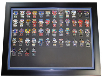 Super Bowl Oversized Commemorative Framed Pin Set - All Super Bowls Super Bowl Oversized Commemorative Framed Pin Set - All Super Bowls