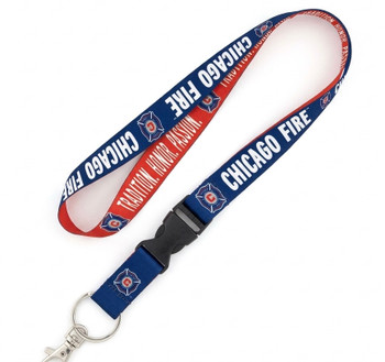 Chicago Fire Detachable Reversible Lanyard