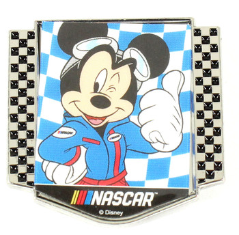 Mickey Mouse NASCAR Pin
