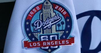 Los Angeles Dodgers 60th Anniversary Patch