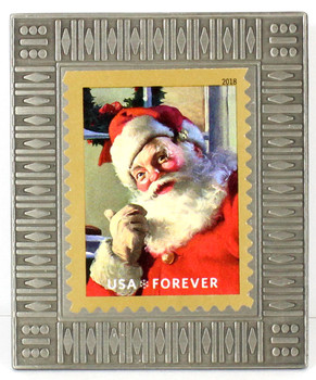 Santa Claus Christmas Forever Stamp Pin #3