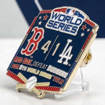 2018 World Series Commemorative Pin - Red Sox vs. Dodgers