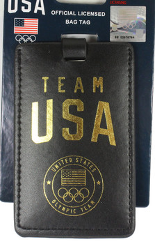 Team USA Leatherette Luggage Tag