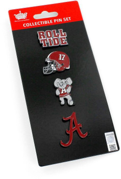 Alabama Logo Collector Pin Set