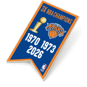 New York Knicks 3-Time NBA Champions Pin