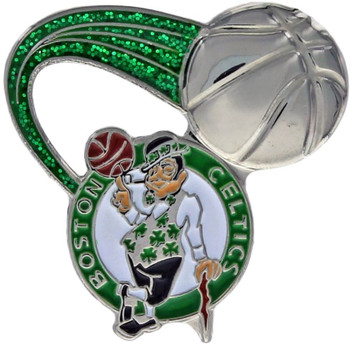 Boston Celtics Glitter Trail Pin