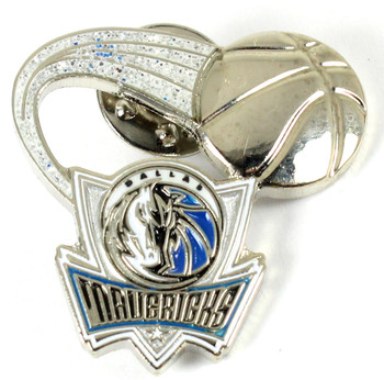 Dallas Mavericks Glitter Trail Pin