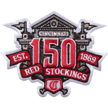 Cincinnati Reds 150th Anniversary Embroidered Emblem Patch