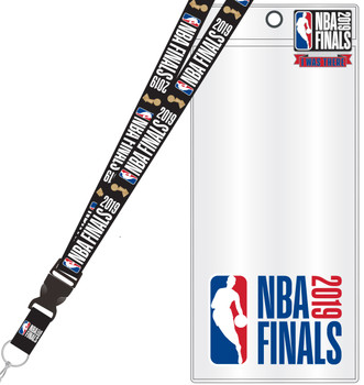 2019 NBA Finals Lanyard w/ Ticket Holder & "I Was There" Pin