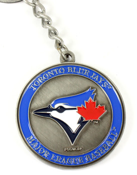 1992 World Series CBS Sports Media Pin MLB Blue Jays Vs 