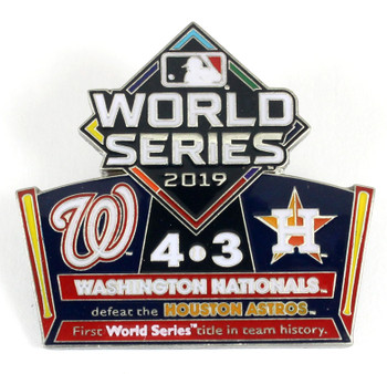 2019 MLB World Series Washington Nationals Championship Patch