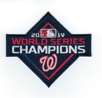 Washington Nationals 2019 World Series Champions PATCH - 4"