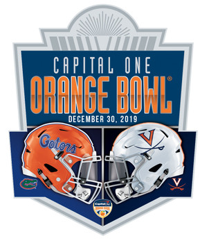 2019 Orange Bowl Dueling Pin - Florida vs. Virginia