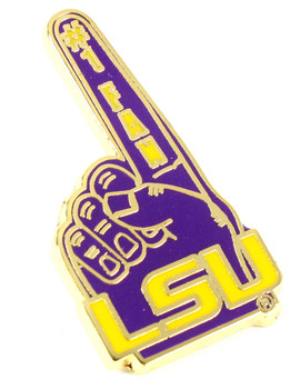 LSU Tigers #1 Fan Pin