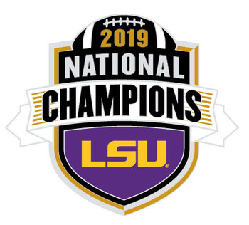 2020 LSU Tigers BCS National Champs Pin