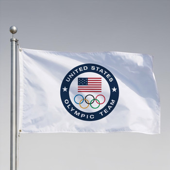 Team USA Olympic Team Logo Flag - 3'x5'