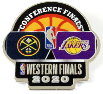 NBA 2020 Western Conference Finals Dueling Pin - Nuggets vs. Lakers