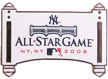 2008 MLB All-Star Game Logo Pin - Yankee Stadium Facade