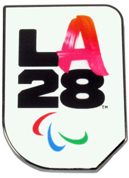 Los Angeles 2028 Olympics Street Food "A" Logo Pin