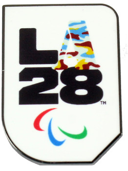 Los Angeles 2028 Olympics Camo "A" Logo Pin