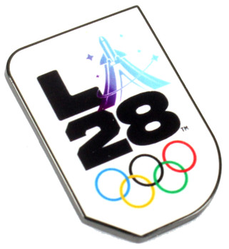 Los Angeles 2028 Olympics Space Travel "A" Logo Pin