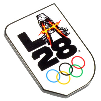 Los Angeles 2028 Olympics Skateboarding "A" Logo Pin