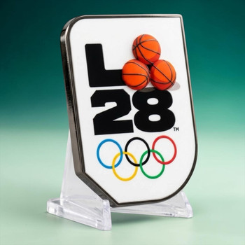 Los Angeles 2028 Olympics Basketball "A" Logo Pin