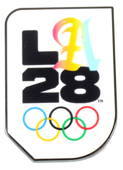 Los Angeles 2028 Olympics Script "A" Logo Pin