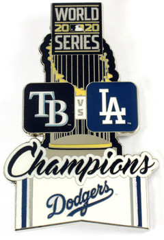 Los Angeles Dodgers 2020 World Series Champs 3" Grande Pin