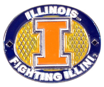 Illinois Fighting Illini Oval Pin