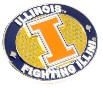 Illinois Fighting Illini Oval Pin
