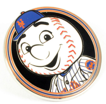New York Mets Mr. Met Mascot Pin - Round