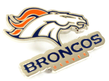 Denver Broncos Logo w/ Wordmark Pin
