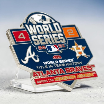 2021 World Series Commemorative Pin -Braves vs. Astros - Limited Edition 1,000