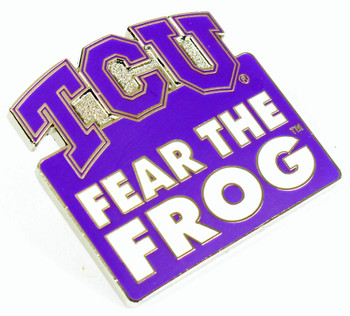 Texas Christian University Fear The Frog Pin