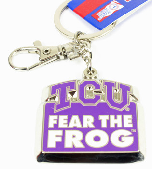 Texas Christian Fear The Frog Key Chain