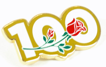Rose Bowl 2022 Centennial "100" Logo Pin
