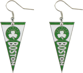Boston Celtics Pennant Earrings
