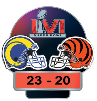 Los Angeles Rams Super Bowl LVI (56) Champs Pin - w/ Score