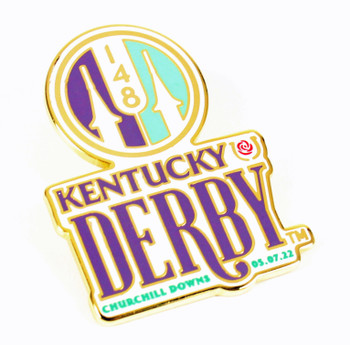 2022 Kentucky Derby 148 Logo Lapel Pin