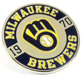 Milwaukee Brewers Established 1970 Circle Pin