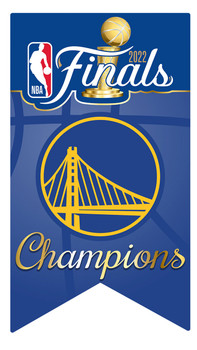 Golden State Warriors 2022 NBA Champs Banner Pin